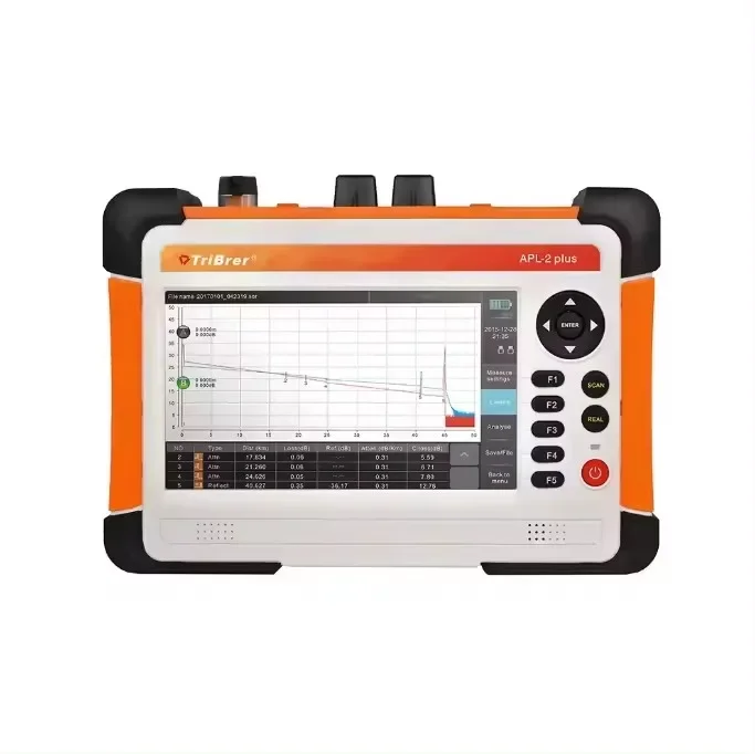 Tribrer OTDR Multi-touch Screen Sm Mm Max.45db 5 Wavelength Platform Otdr Ols Vfl Opm Functions
Tribrer OTDR Multi-touch Screen Sm Mm Max.45db 5 Wavelength Platform Otdr Ols Vfl Opm Functions