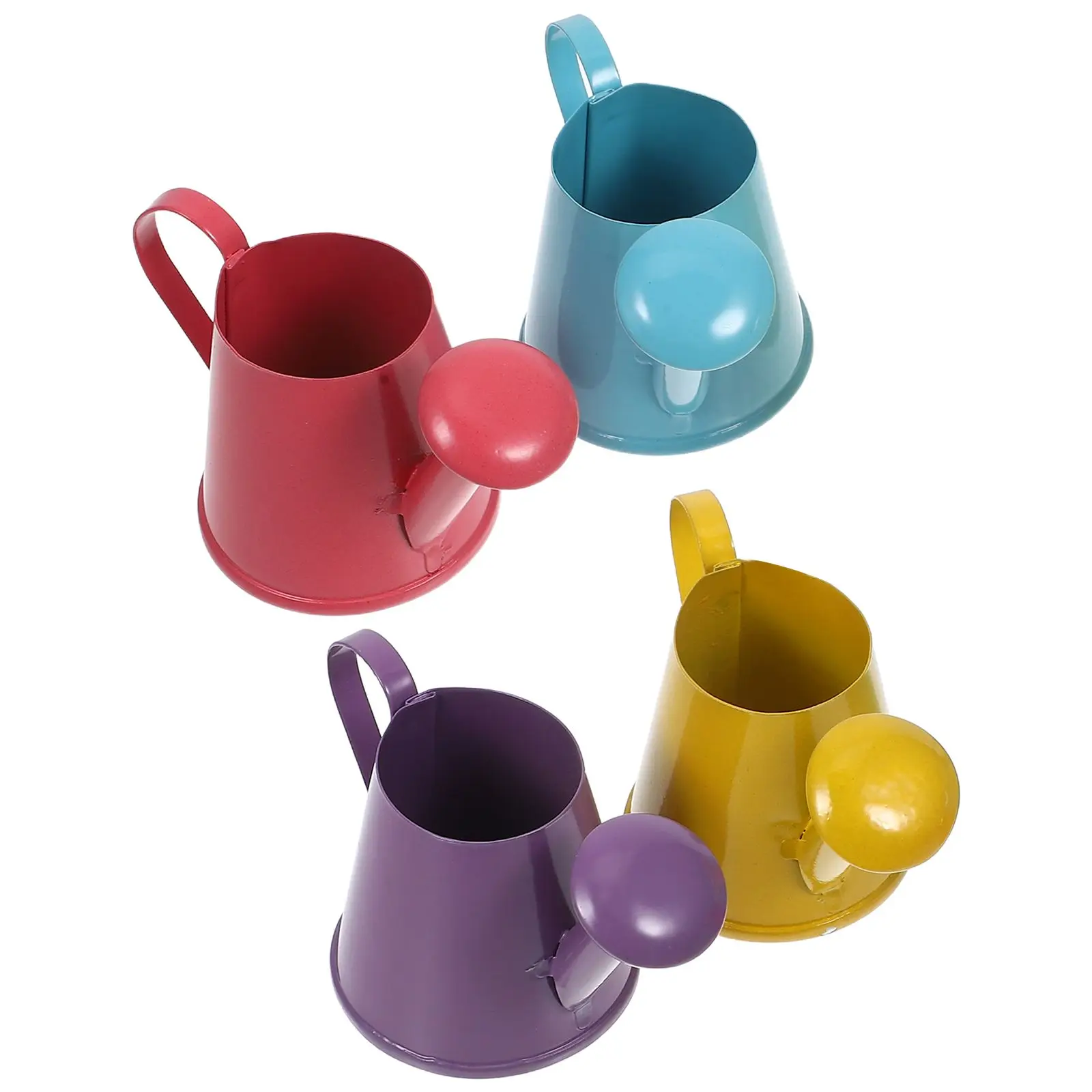 4pcs Mini Watering Can Handheld Iron Planter Kids Indoor Plants Gardening Outdoor Flowers Metal Colored Teaching Tool Portable
4pcs Mini Watering Can Handheld Iron Planter Kids Indoor Plants Gardening Outdoor Flowers Metal Colored Teaching Tool Portable