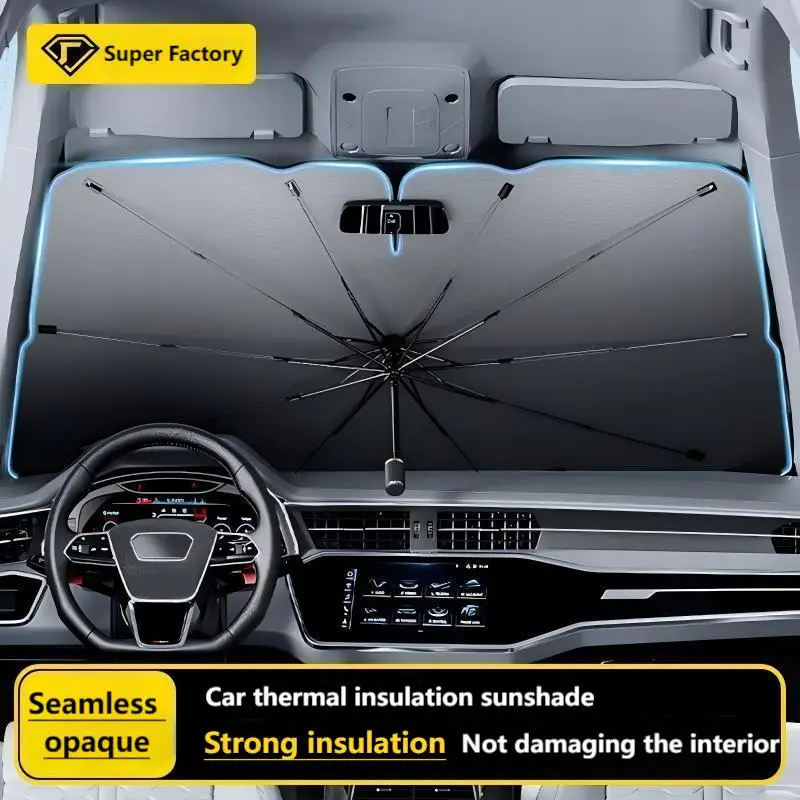 Summer car sun protection heat insulation sunshade for front windshield titanium silver sun visor sun umbrella
Summer car sun protection heat insulation sunshade for front windshield titanium silver sun visor sun umbrella