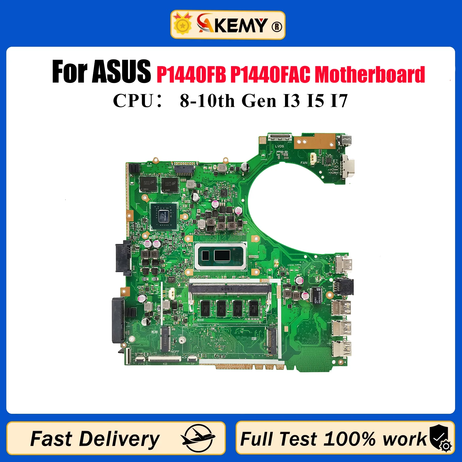 P1440FB Материнская плата для ноутбука ASUS ProArt P1440F P1440FB P1440FAC Материнская плата для ноутбука с процессором I3 I5 I7 100% тестирование ОК быстрая доставка
P1440FB Материнская плата для ноутбука ASUS ProArt P1440F P1440FB P1440FAC Материнская плата для ноутбука с процессором I3 I5 I7 100% тестирование ОК быстрая доставка