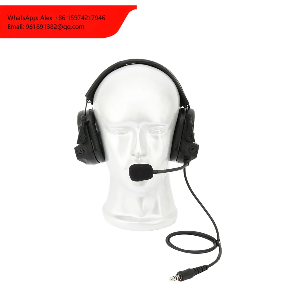 Head-mounted Noise-cancelling Tactical Headset Earmuffs For Sports Outdoor Hunting And Shooting
Head-mounted Noise-cancelling Tactical Headset Earmuffs For Sports Outdoor Hunting And Shooting