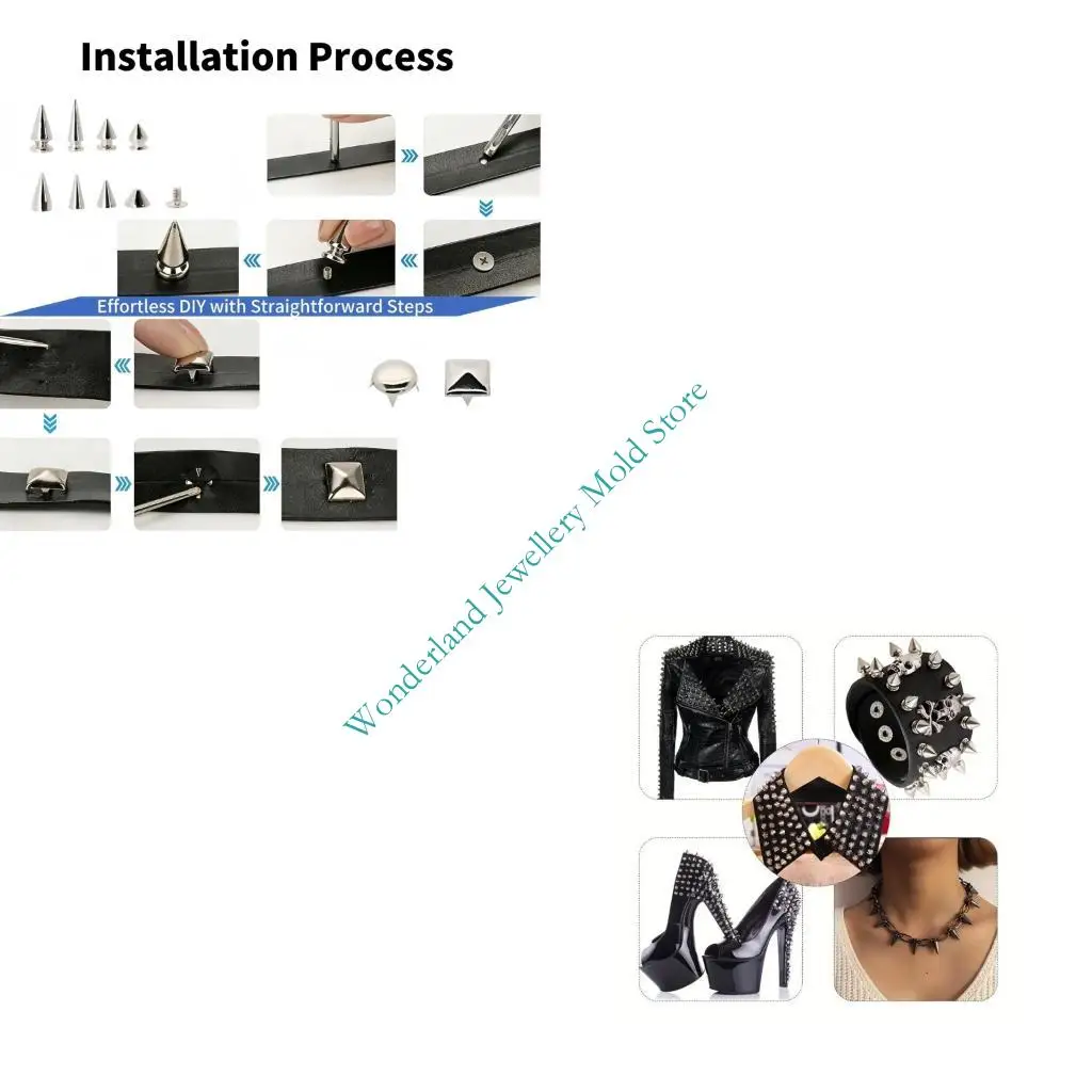 559Pieces Gothic Rivets And Studs Set For Clothing Shoes Bags Decorations
559Pieces Gothic Rivets And Studs Set For Clothing Shoes Bags Decorations