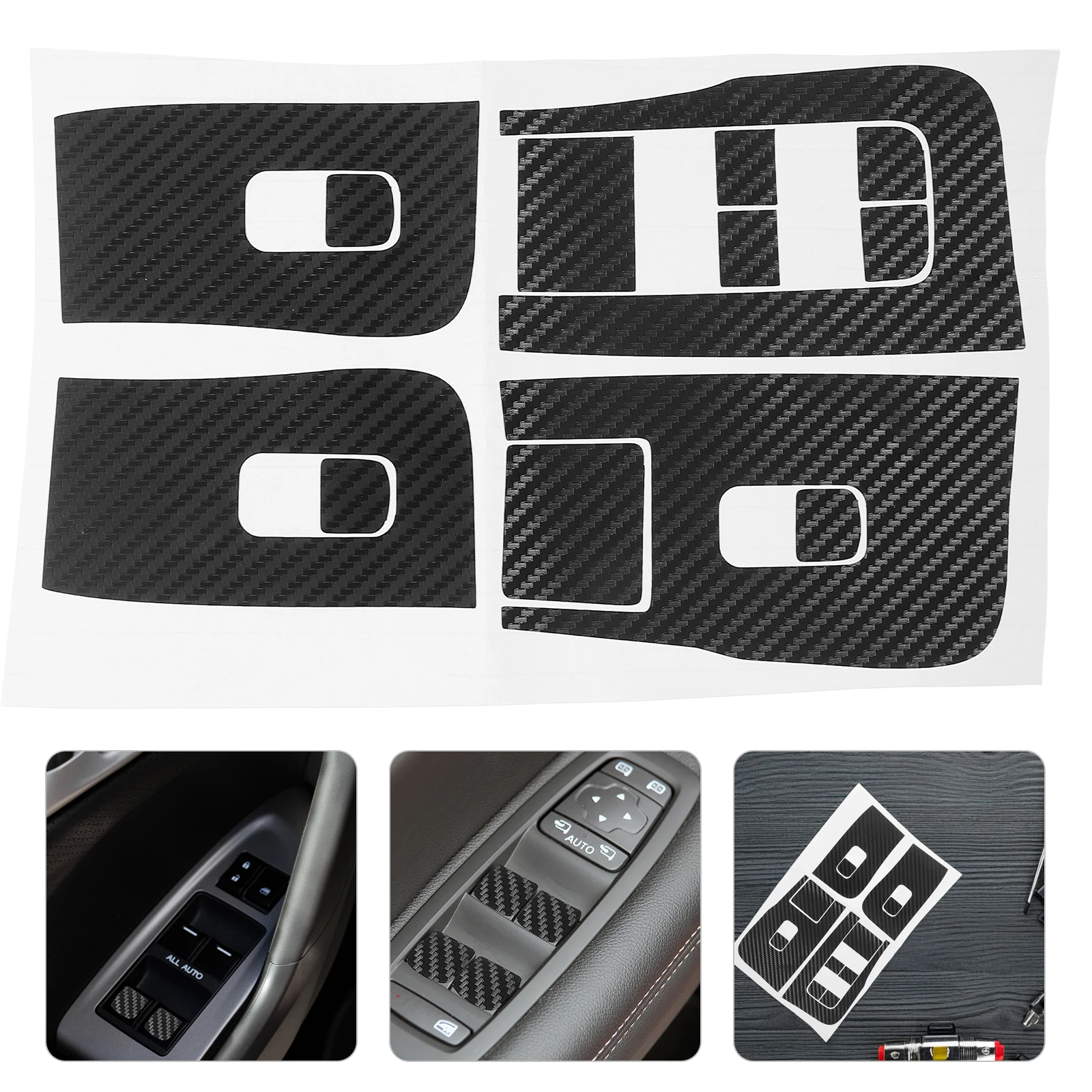 1 set Window Button Car Door Handle Switch Covers Scratch Resistant Durable Decorative Covers For 3 Y Automotive Decals Interior 
1 set Window Button Car Door Handle Switch Covers Scratch Resistant Durable Decorative Covers For 3 Y Automotive Decals Interior