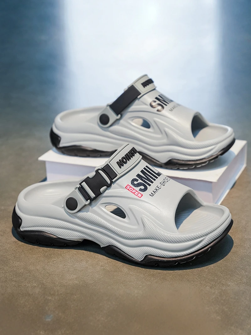 Men's Summer Outdoor Wearable Slippers Casual Water-Resistant Anti-Slip Beach Shoes Comfortable Sensation Treadwear Resistant
Men's Summer Outdoor Wearable Slippers Casual Water-Resistant Anti-Slip Beach Shoes Comfortable Sensation Treadwear Resistant