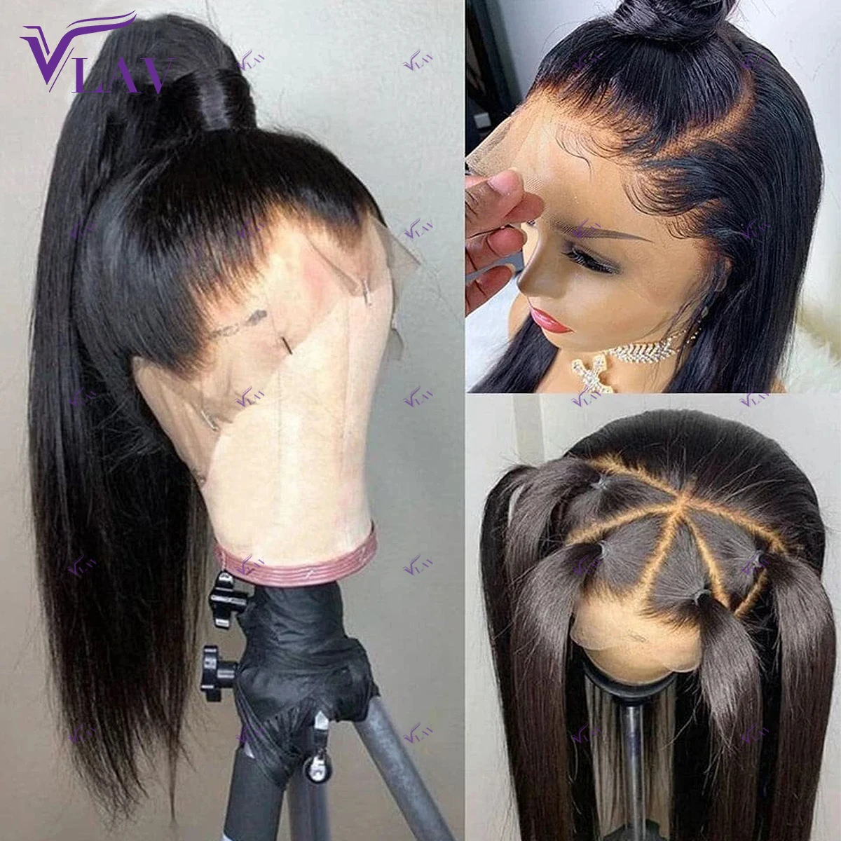 400 Density Lagos Hairline Silky Straight 40 Inch Glueless Wigs Human Hair Wig 13x4 HD Lace Frontal Wig Preplucked Ready To Wear
400 Density Lagos Hairline Silky Straight 40 Inch Glueless Wigs Human Hair Wig 13x4 HD Lace Frontal Wig Preplucked Ready To Wear