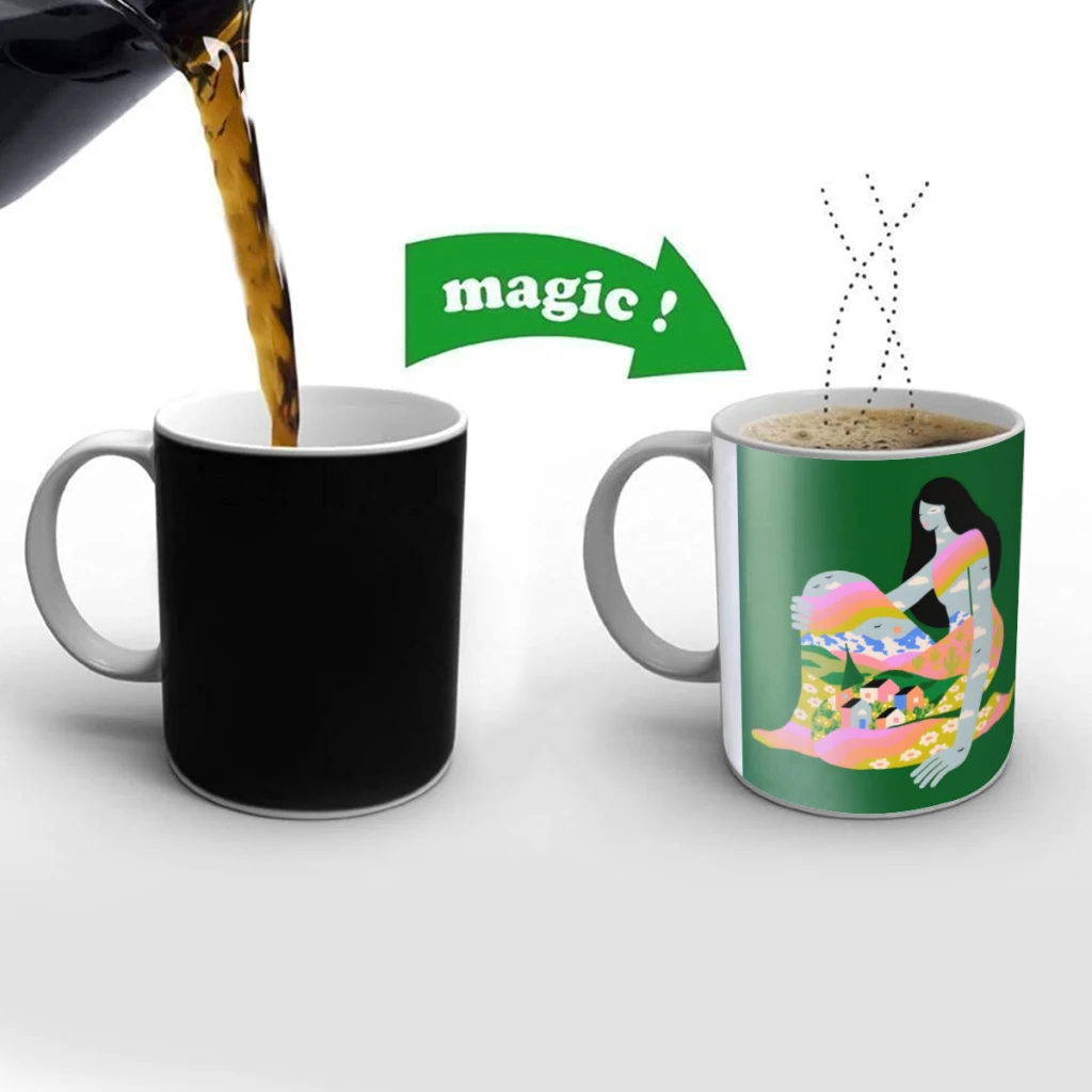 Mother Earth Creativity Change Color Chang mug Ceramic mug Hot Coffee Cup Breakfast Cup Mug Friend Gift
Mother Earth Creativity Change Color Chang mug Ceramic mug Hot Coffee Cup Breakfast Cup Mug Friend Gift