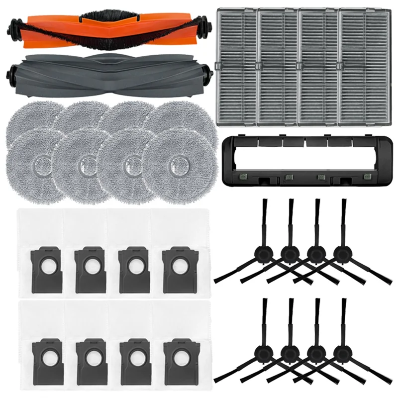 A60T New Main Side Brush Hepa Filter Dust Bag As Shown Plastic Replacement Parts For Dreame Bot X30pro Ultra X30pro Plus Accesso
A60T New Main Side Brush Hepa Filter Dust Bag As Shown Plastic Replacement Parts For Dreame Bot X30pro Ultra X30pro Plus Accesso