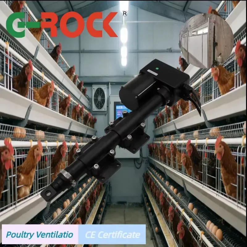 24V DC Linear Actuator with Potentiometer for Chicken Coop Ventilation System Accessories
24V DC Linear Actuator with Potentiometer for Chicken Coop Ventilation System Accessories