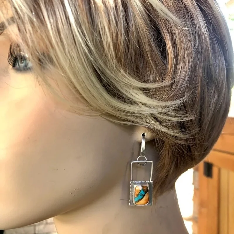 Earrings Fashion Jewelry 2024 Trends Simple Rectangle Texture Ancient Silver Earrings
Earrings Fashion Jewelry 2024 Trends Simple Rectangle Texture Ancient Silver Earrings
