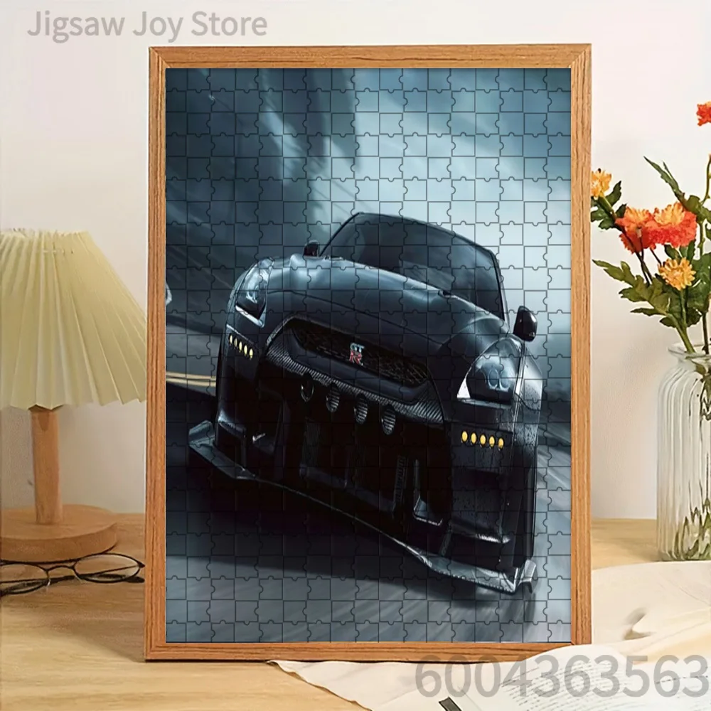 Paper Jigsaw Puzzle Black Nissan GT-R R35 Front View with Custom Widebody Kit on Motion Blur Background Artwork Brain Teaser
Paper Jigsaw Puzzle Black Nissan GT-R R35 Front View with Custom Widebody Kit on Motion Blur Background Artwork Brain Teaser