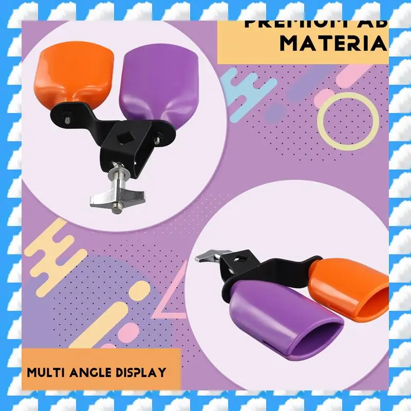 ONGE Double Cowbell Bell Music Drum Cowbell High Low Sound Knocker Drum Percussion Instrument Part Accessories
ONGE Double Cowbell Bell Music Drum Cowbell High Low Sound Knocker Drum Percussion Instrument Part Accessories