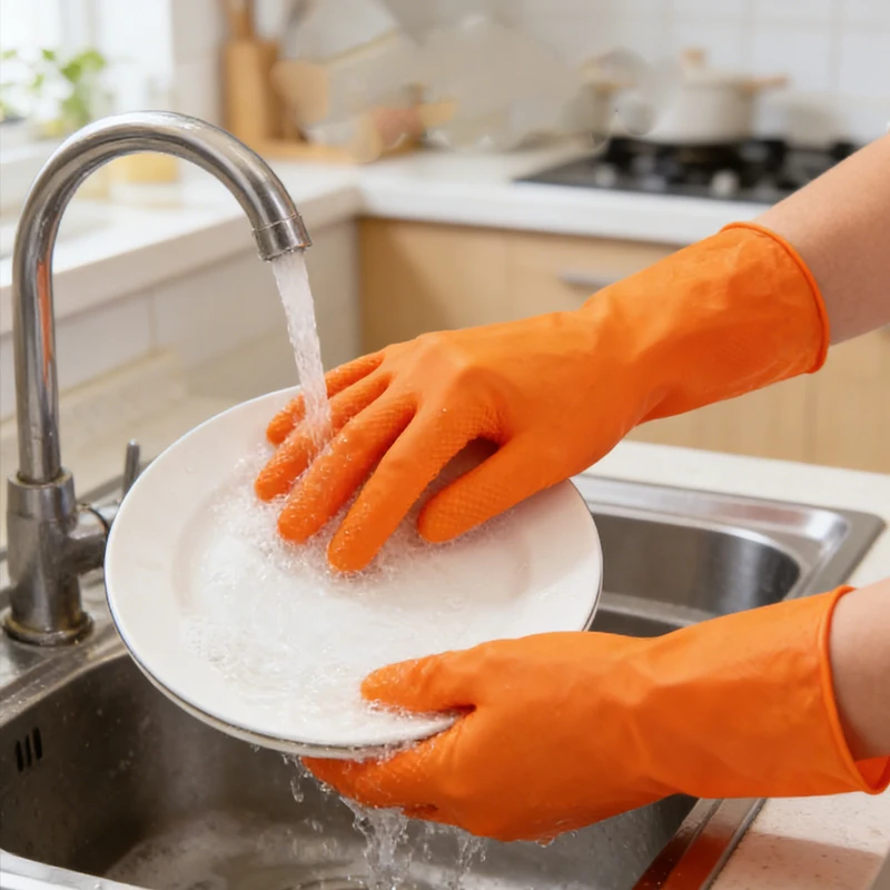 Work Thickened Non-slip Gloves Extra Thick Mechanic Home Garden Disposable Glove Gardening Garden Planting Orange Nitrile Gloves
Work Thickened Non-slip Gloves Extra Thick Mechanic Home Garden Disposable Glove Gardening Garden Planting Orange Nitrile Gloves
