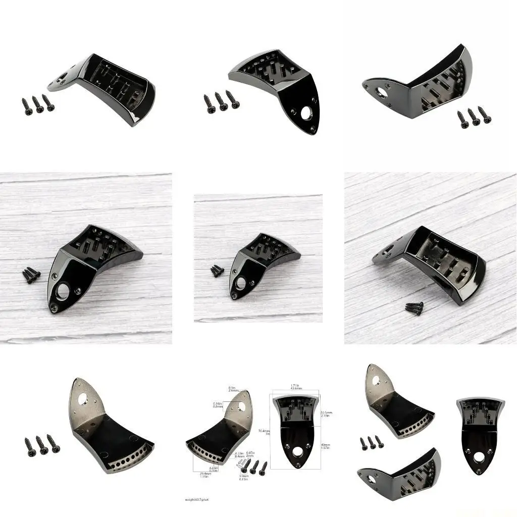 U2JB Mandolin Arched Top Guitar Tailpiece Metal Triangular Mandolin Tailpiece with Mounting Screws Instrument Part Easy to Use
U2JB Mandolin Arched Top Guitar Tailpiece Metal Triangular Mandolin Tailpiece with Mounting Screws Instrument Part Easy to Use