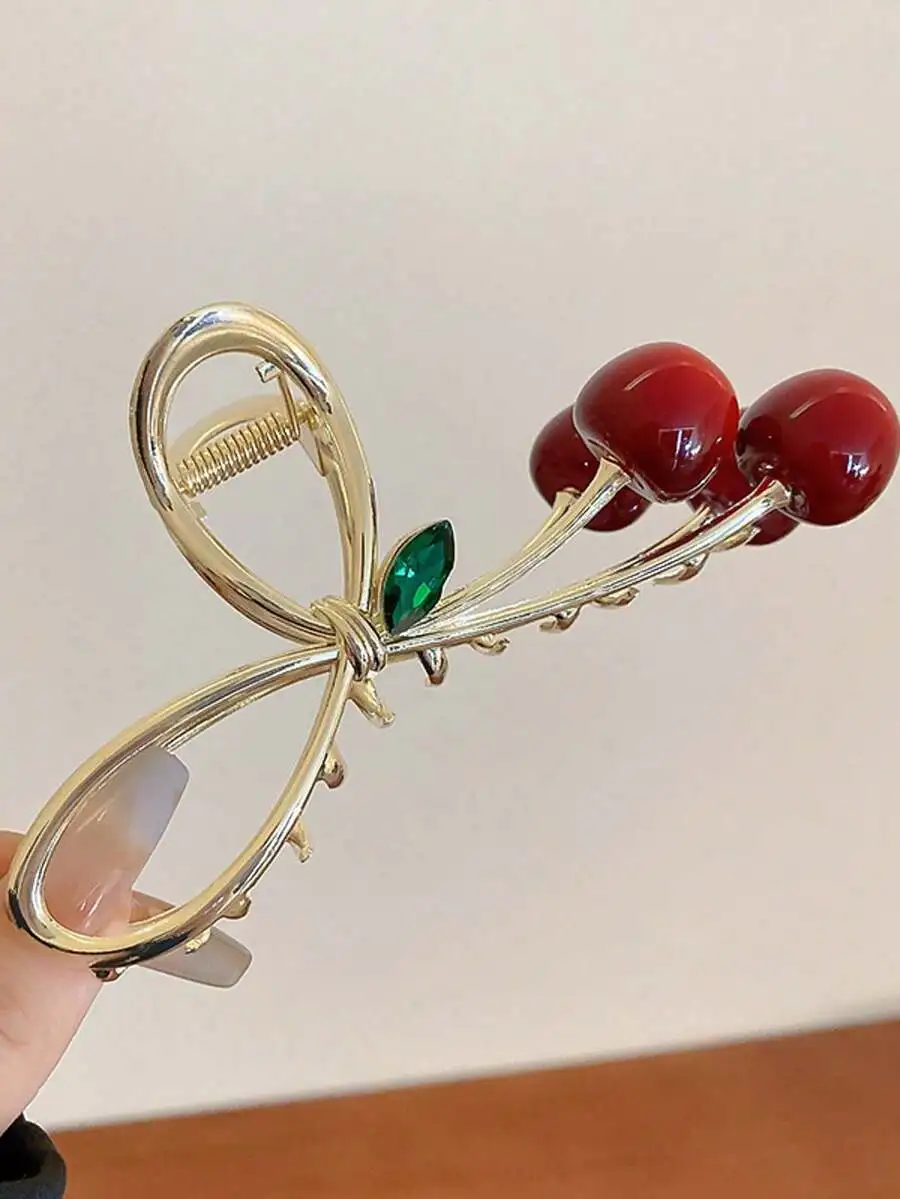 Large Cherry Hair Claw Clip For Women Stylish Hair Accessory Summer Fall Winter
Large Cherry Hair Claw Clip For Women Stylish Hair Accessory Summer Fall Winter