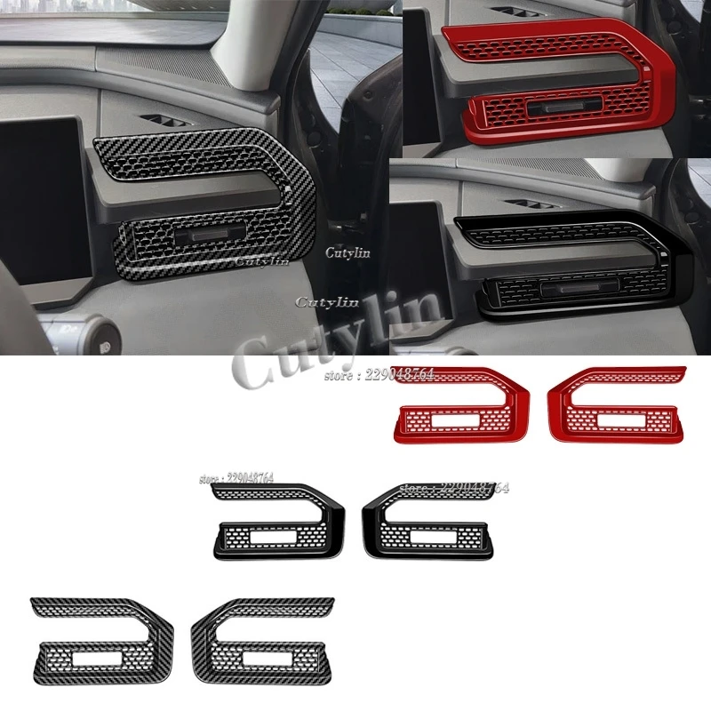For Toyato Rav4 RAV 4 2026 2027 ABS Carbon Fiber Side Air Conditioning Vent Outlet Cover Trim Sticker Car Dashboard Frame
For Toyato Rav4 RAV 4 2026 2027 ABS Carbon Fiber Side Air Conditioning Vent Outlet Cover Trim Sticker Car Dashboard Frame