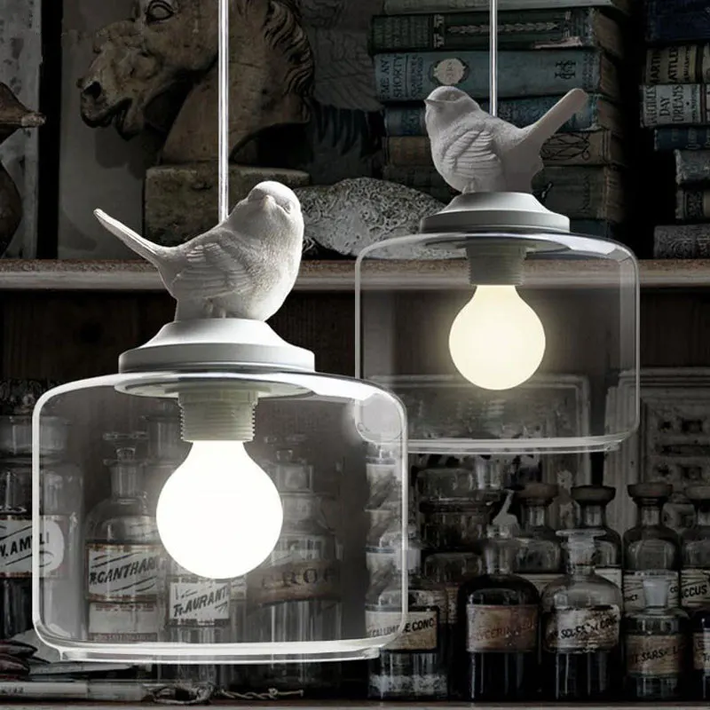 Creative Glass Bird Pendant Lights White Bird Small Pendant Lighting for Dining Room Restaurants Bar Cafe Shop Home Decor
Creative Glass Bird Pendant Lights White Bird Small Pendant Lighting for Dining Room Restaurants Bar Cafe Shop Home Decor