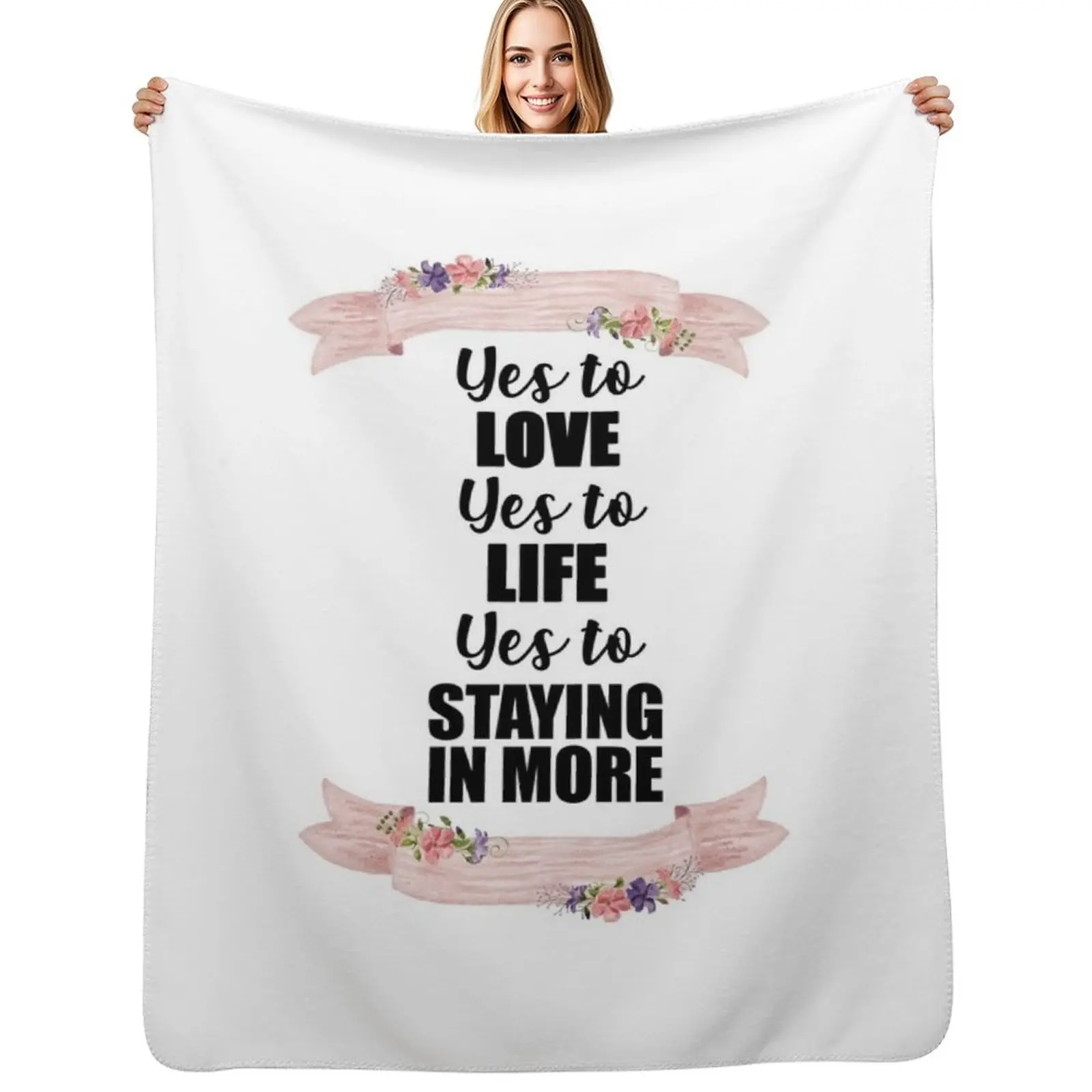 yes to love yes to life Throw Blanket Warm Throw Blanket Gift for Anniversary
yes to love yes to life Throw Blanket Warm Throw Blanket Gift for Anniversary