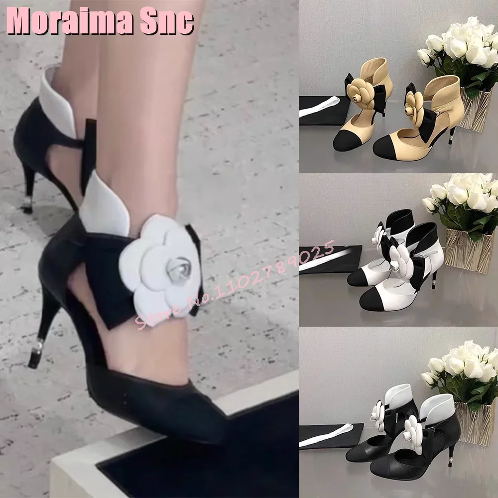 Flower Mixed Colors Pointed Toe Sandals Stiletto Pearl High Heel Ankle Buckle Strap Fashion Concise Women's Shoes Summer 2024
Flower Mixed Colors Pointed Toe Sandals Stiletto Pearl High Heel Ankle Buckle Strap Fashion Concise Women's Shoes Summer 2024