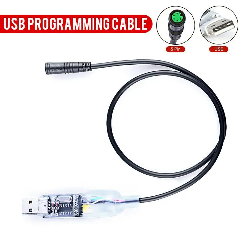 USB-кабель для программирования электрических велосипедов BAFANG BBS01 BBS02 BBS03 BBSHD, средний двигатель, запрограммированный кабель 1,6 м
USB-кабель для программирования электрических велосипедов BAFANG BBS01 BBS02 BBS03 BBSHD, средний двигатель, запрограммированный кабель 1,6 м