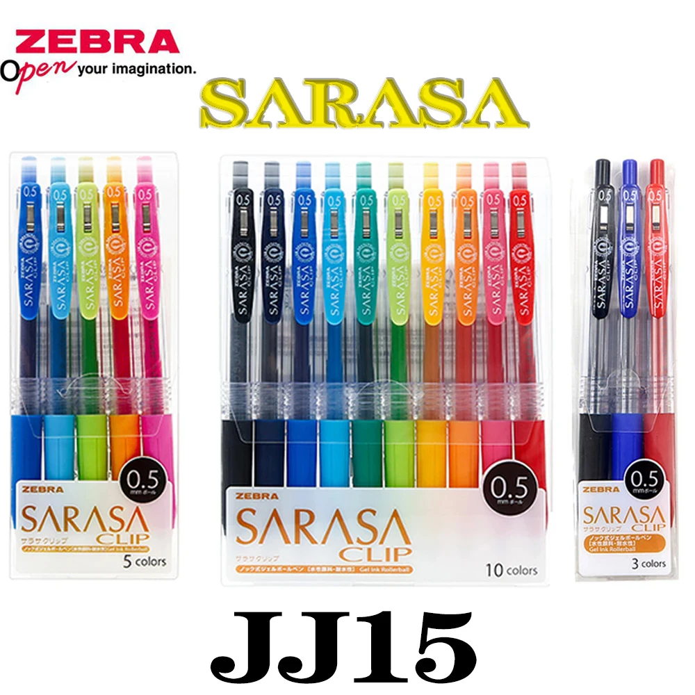 3/5/10 цветов/набор, японская гелевая ручка Zebra JJ15 SARASA, ручка-роллер для рисования, 0,5 мм, обратно в школу, канцелярские принадлежности в стиле аниме Kawaii
3/5/10 цветов/набор, японская гелевая ручка Zebra JJ15 SARASA, ручка-роллер для рисования, 0,5 мм, обратно в школу, канцелярские принадлежности в стиле аниме Kawaii
