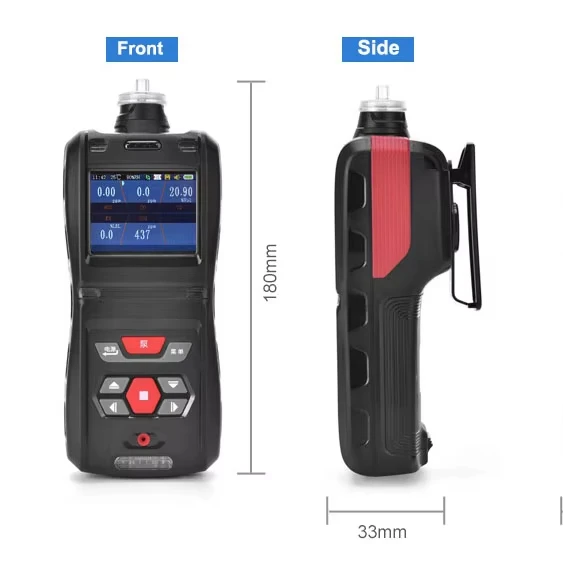 MS500 High Precision IP66 Industrial Portable Multi Gas Detector For Safety Monitoring LEL CO O2 CO2 H2S Use On Board
MS500 High Precision IP66 Industrial Portable Multi Gas Detector For Safety Monitoring LEL CO O2 CO2 H2S Use On Board