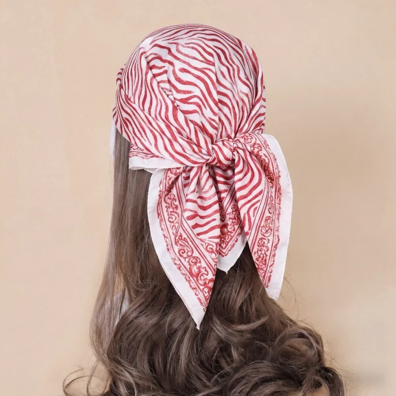 Silk Fashion Women Scarf Hijab Luxury Female Headscarf Shawls Wraps Neckerchief Bandanas Hair Bands Designer Foulards 2026
Silk Fashion Women Scarf Hijab Luxury Female Headscarf Shawls Wraps Neckerchief Bandanas Hair Bands Designer Foulards 2026