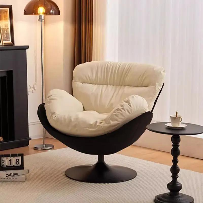 Modern Minimalist Eggshell Chair: Designer Retro Swivel Lounge Sofa - Ideal Lazy Chair for Living Rooms
Modern Minimalist Eggshell Chair: Designer Retro Swivel Lounge Sofa - Ideal Lazy Chair for Living Rooms