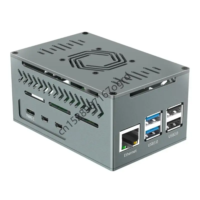 Aluminum Enclosure Case With Cooling Fan Efficient Protective Box For RPI 5 Ensuring Device Safety Cooling 634A
Aluminum Enclosure Case With Cooling Fan Efficient Protective Box For RPI 5 Ensuring Device Safety Cooling 634A