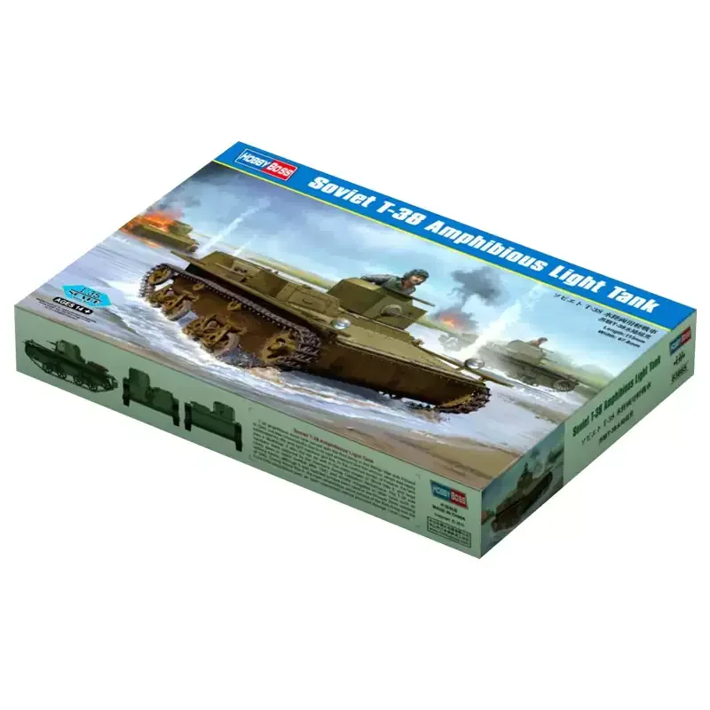 1/35 Scale Trumpeter 83865 Soviet T-38 Amphibious Light Tank Military Assembly Model
1/35 Scale Trumpeter 83865 Soviet T-38 Amphibious Light Tank Military Assembly Model