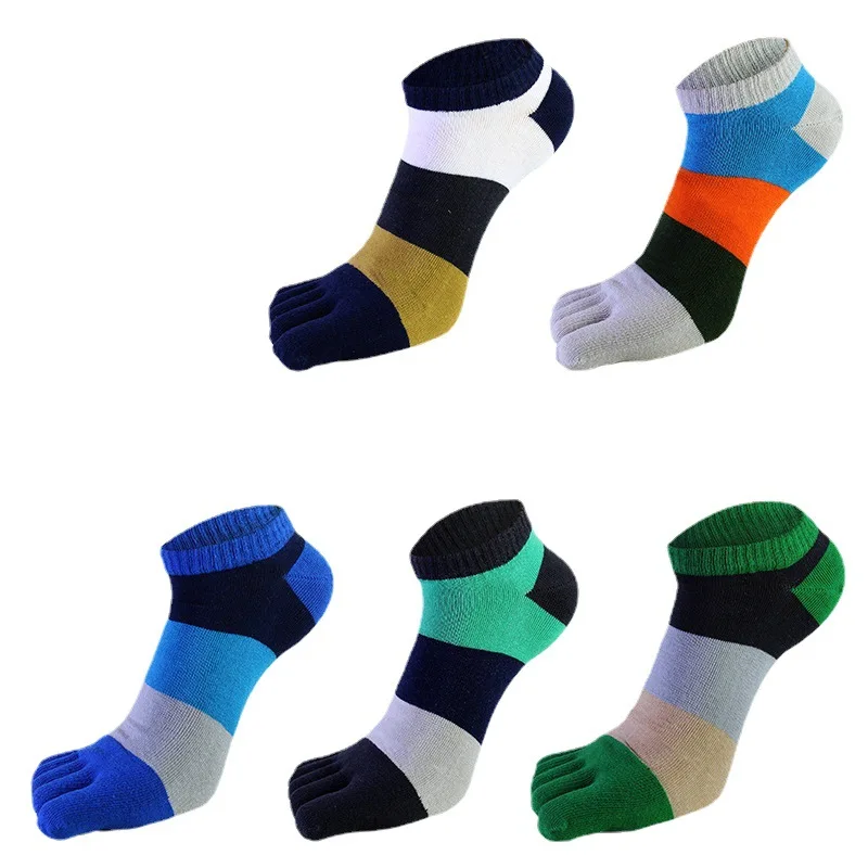 5 pairs/lot Cotton Five Finger Striped Socks Men Sports Breathable Comfortable Shaping Anti Friction Men Ankle Toe Sock EU 39-44
5 pairs/lot Cotton Five Finger Striped Socks Men Sports Breathable Comfortable Shaping Anti Friction Men Ankle Toe Sock EU 39-44