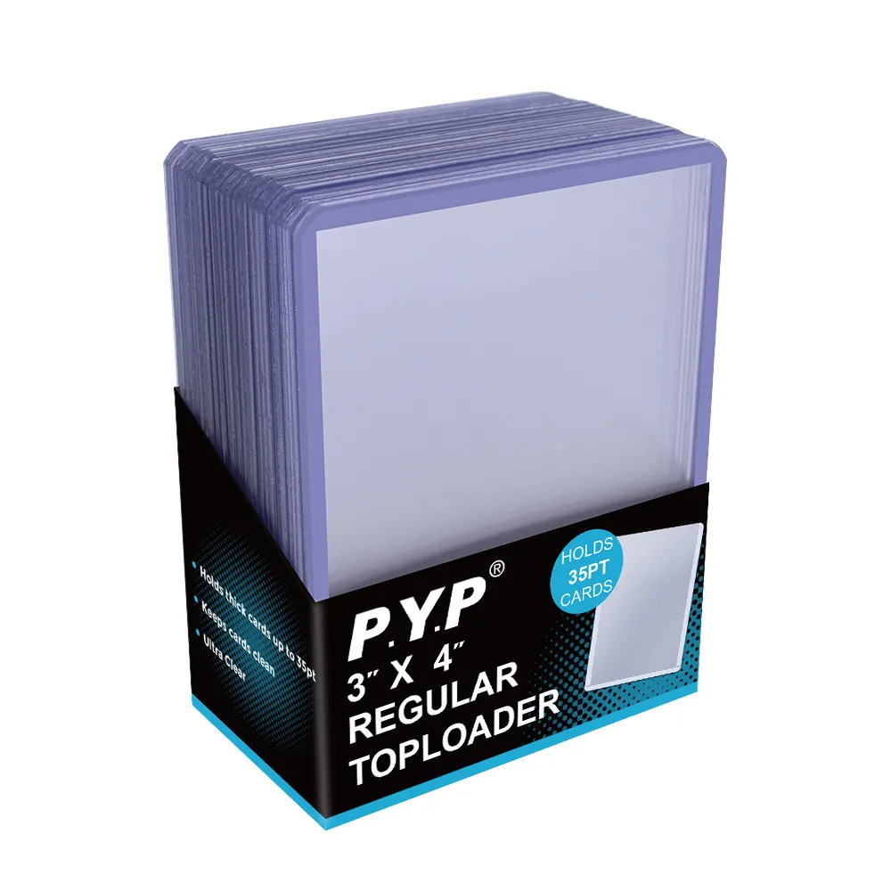3"x 4"35PT high-quality Trading Cards for Top Loaders hard Card Sleeves Card Protectors Sleeves for Pokemon for YuGiOh for MTG
3"x 4"35PT high-quality Trading Cards for Top Loaders hard Card Sleeves Card Protectors Sleeves for Pokemon for YuGiOh for MTG