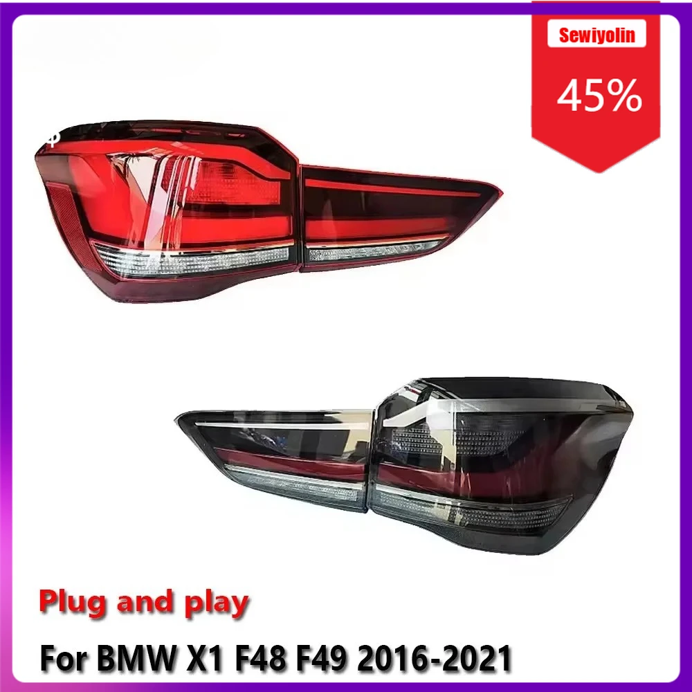 Sewiyolin Car LED Lamp Tail Light Auto Accessories For BMW X1 F48 F49 2016-2021 Auto Rear Fog DRL Brake Turn Signal Lamp Plug A
Sewiyolin Car LED Lamp Tail Light Auto Accessories For BMW X1 F48 F49 2016-2021 Auto Rear Fog DRL Brake Turn Signal Lamp Plug A