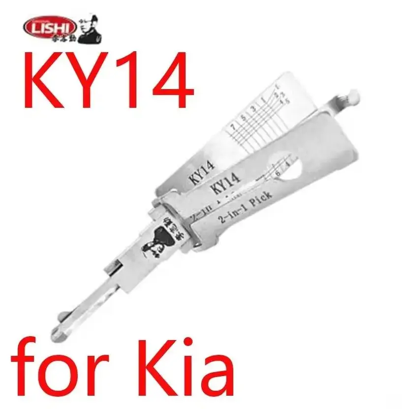 2026 Lishi 2-in-1 Pick/Decoder Tool for Kia KK8 KY14 Door Trunk Locksmith Professional Automotive Entry Device
2026 Lishi 2-in-1 Pick/Decoder Tool for Kia KK8 KY14 Door Trunk Locksmith Professional Automotive Entry Device