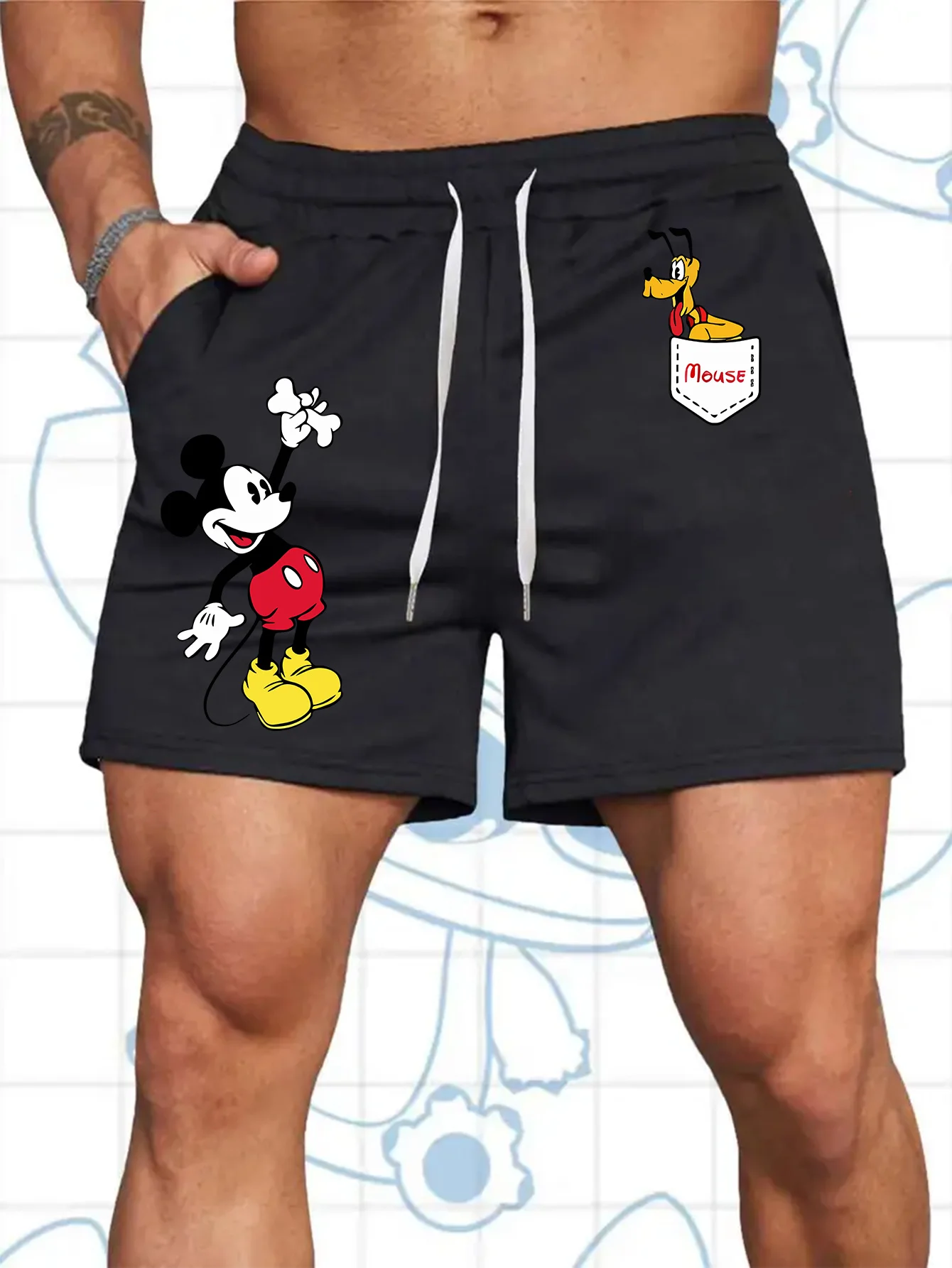 2025 New Disney Mickey Mouse Men'S Summer Casual Sport Shorts Loose Fit Elastic Waistline with Drawstring Breathable Fabric
2025 New Disney Mickey Mouse Men'S Summer Casual Sport Shorts Loose Fit Elastic Waistline with Drawstring Breathable Fabric