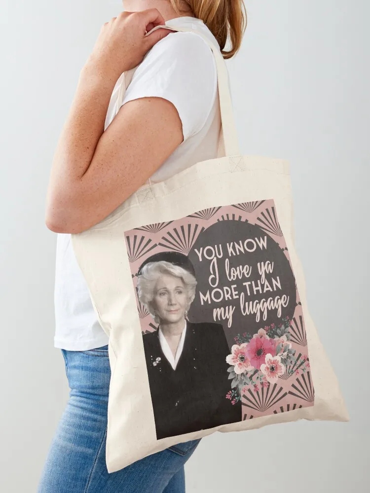 You Know I Love Ya More Than My Luggage Steel Magnolias Clairee Pinky Swear Version Tote Bag shoping bag personalized tote
You Know I Love Ya More Than My Luggage Steel Magnolias Clairee Pinky Swear Version Tote Bag shoping bag personalized tote