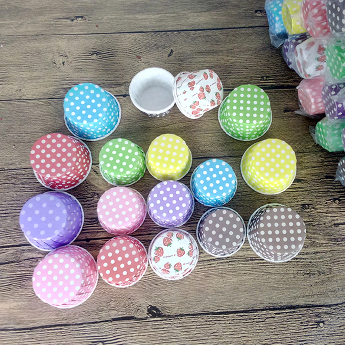 100 Pcs High Temperature Resistant Baking Cup Paper Holder Cooking Cupcake Case Snack Dessert Muffin
100 Pcs High Temperature Resistant Baking Cup Paper Holder Cooking Cupcake Case Snack Dessert Muffin