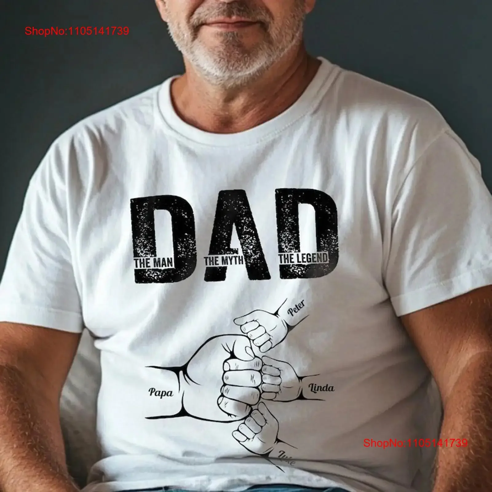 Dad The Man Myth Legend Personalized T Shirt Father's Day vintage Washed Stylish Casual Unisex homme designer clothes Versatile
Dad The Man Myth Legend Personalized T Shirt Father's Day vintage Washed Stylish Casual Unisex homme designer clothes Versatile