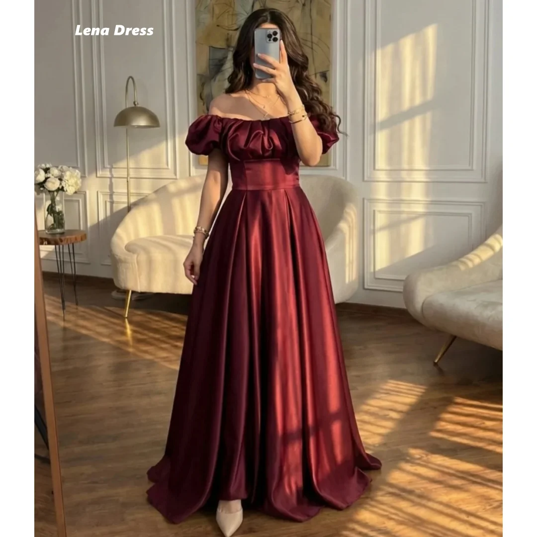 Lena Burgundy Luxury Elegant Party Dresses for Wedding Woman Line A Women's Ball Gown Customized Engagement Dress Satin Evening
Lena Burgundy Luxury Elegant Party Dresses for Wedding Woman Line A Women's Ball Gown Customized Engagement Dress Satin Evening
