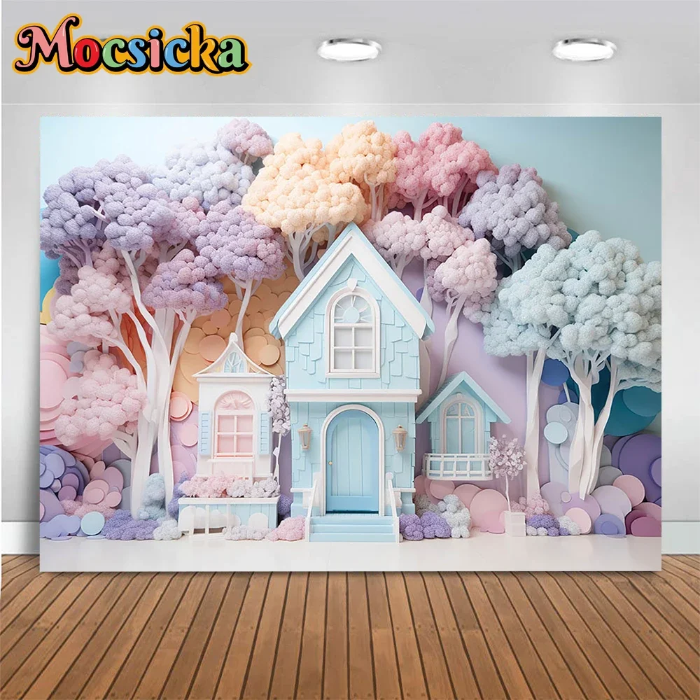 Mocsicka Dream Magic House Forest Photography Backdrop Prop Girls Birthday Baby Shower Wedding Party Decor Background Photobooth
Mocsicka Dream Magic House Forest Photography Backdrop Prop Girls Birthday Baby Shower Wedding Party Decor Background Photobooth