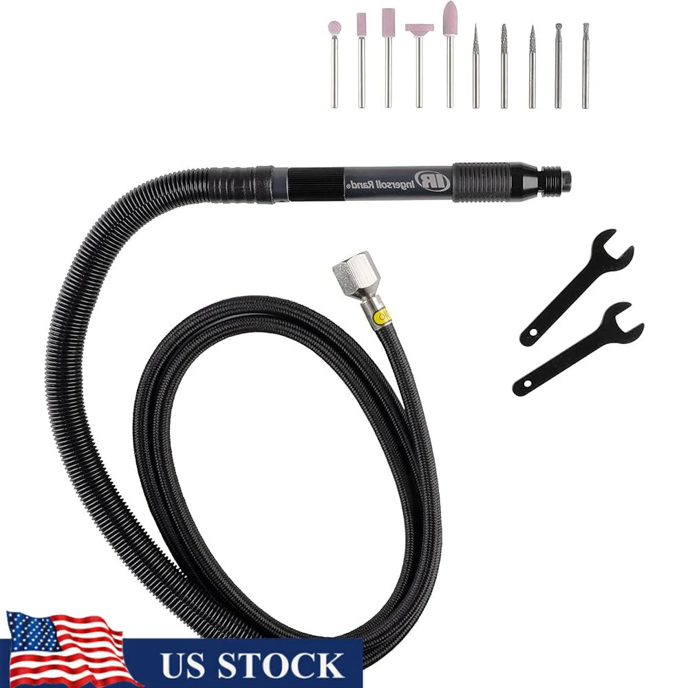 320PGK Air Pencil Grinder Kit 1/8 Collet 60000 RPM Rear Exhaust 5 Mounted Points 5 Carbide Burrs Deburring Polishing Grinding
320PGK Air Pencil Grinder Kit 1/8 Collet 60000 RPM Rear Exhaust 5 Mounted Points 5 Carbide Burrs Deburring Polishing Grinding