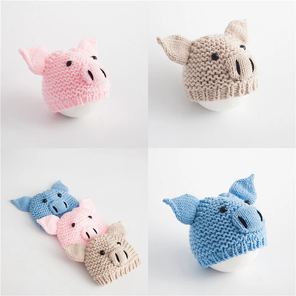 Adorable Pink Newborn Knitted Hat Pig Design Baby Photo Props for Infant Photography and Daily Wear Comfortable Soft Baby
Adorable Pink Newborn Knitted Hat Pig Design Baby Photo Props for Infant Photography and Daily Wear Comfortable Soft Baby