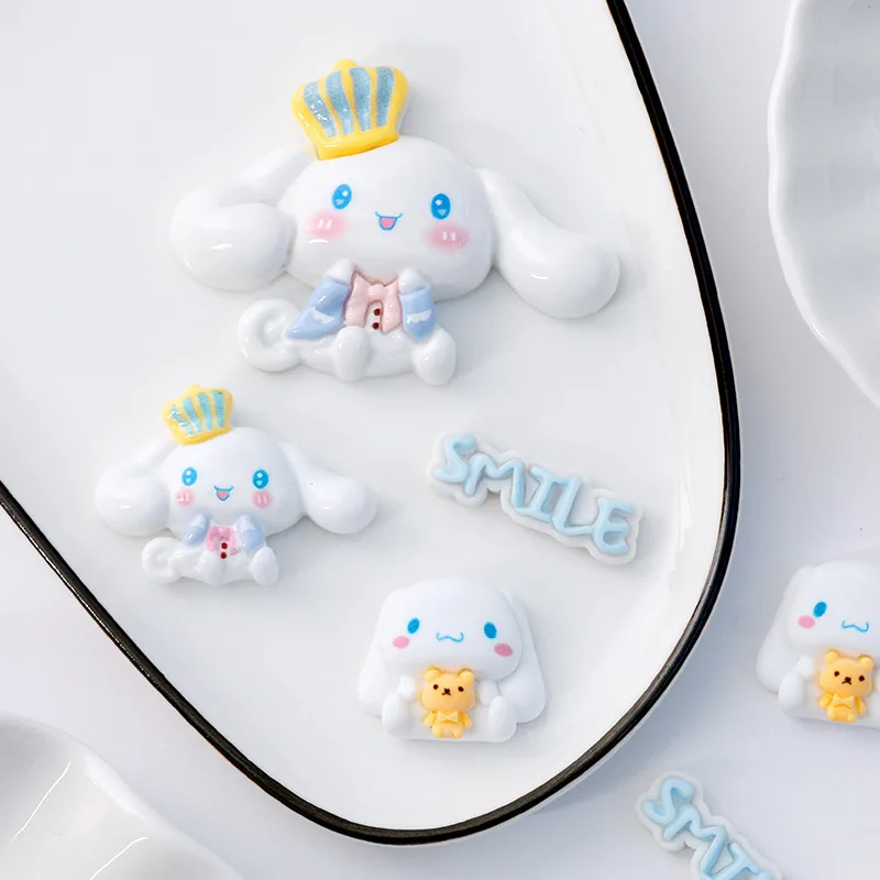 4Pcs New Sanrio Mini Kawaii Cartoon Cinnamoroll Series Resin Scrapbook Diy Miniature Ornament Accessories Cave shoe accessories
4Pcs New Sanrio Mini Kawaii Cartoon Cinnamoroll Series Resin Scrapbook Diy Miniature Ornament Accessories Cave shoe accessories