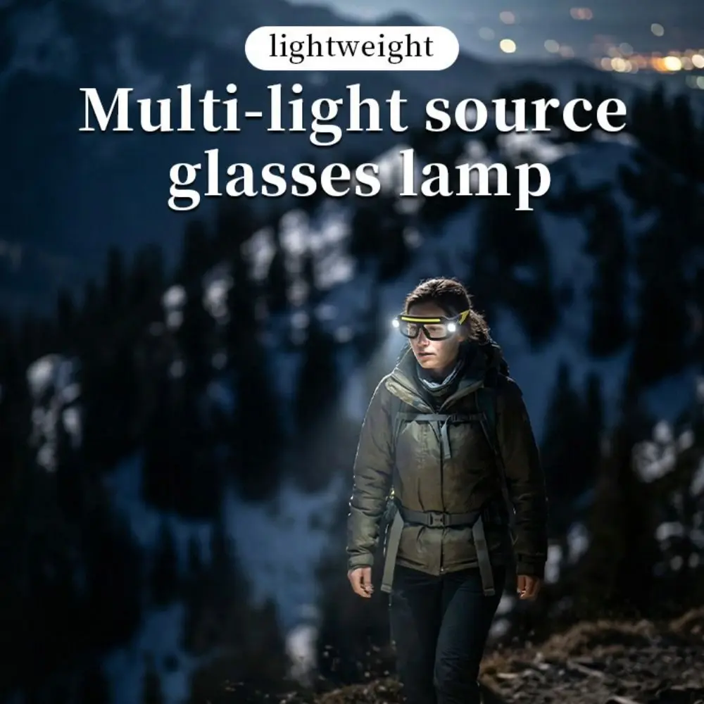 Compact 5 Modes LED Glasses Headlights Windproof Waterproof Multifunctional Headlamp Lightweight COB Eyeglass Lamp Mechanic Work
Compact 5 Modes LED Glasses Headlights Windproof Waterproof Multifunctional Headlamp Lightweight COB Eyeglass Lamp Mechanic Work