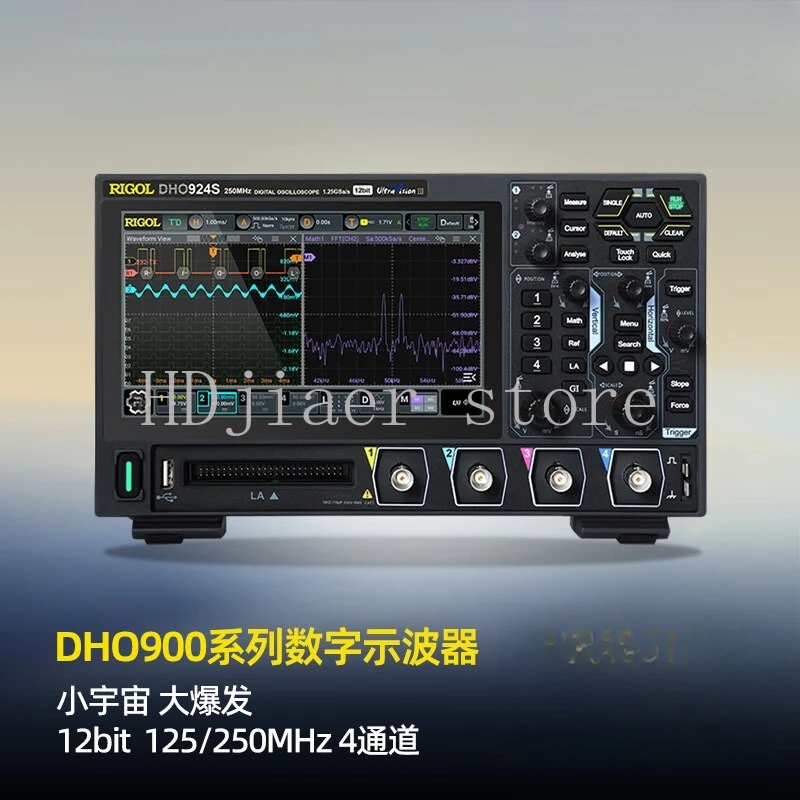 RIGOL Puyuan digital oscilloscope DHO914S/DHO924S bandwidth 250MHz sampling rate 1.25G new product
RIGOL Puyuan digital oscilloscope DHO914S/DHO924S bandwidth 250MHz sampling rate 1.25G new product