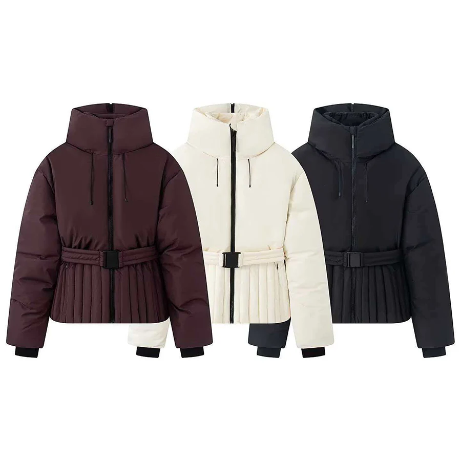 Winter Women Warm Cotton Coat With Belt New Hooded Sports Coat Outdoor Skiwear Thick Lady Chic Windproof Jacket Slimming Fit
Winter Women Warm Cotton Coat With Belt New Hooded Sports Coat Outdoor Skiwear Thick Lady Chic Windproof Jacket Slimming Fit