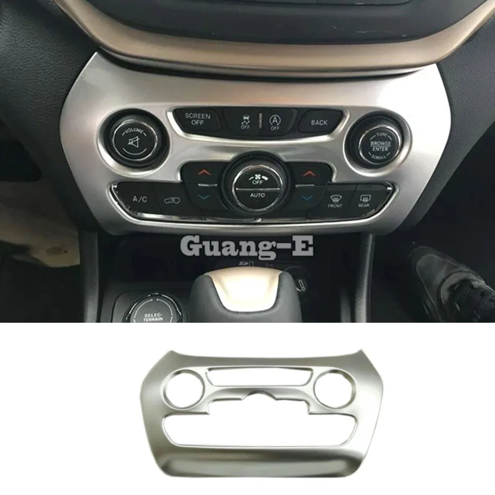 For Jeep Cherokee 2014 2015 2016 2017 Car Middle Console Temperature Air-Condition Panel Volume Navigation Switch Trim Frame
For Jeep Cherokee 2014 2015 2016 2017 Car Middle Console Temperature Air-Condition Panel Volume Navigation Switch Trim Frame
