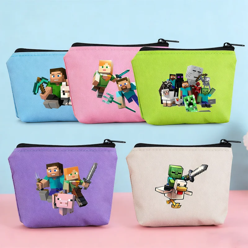 Minecraftess Small Zipper Purse Anime Change Fresh Canvas Coin Wallet 3.74x4.53inch Earphone Pattern Money Storage Bag Key Pouch
Minecraftess Small Zipper Purse Anime Change Fresh Canvas Coin Wallet 3.74x4.53inch Earphone Pattern Money Storage Bag Key Pouch
