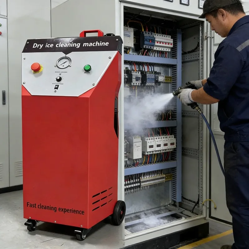 Dry Ice Cleaning Machine Used for Dry Ice Cleaning of Circuit Boards in Food Processing Equipment
Dry Ice Cleaning Machine Used for Dry Ice Cleaning of Circuit Boards in Food Processing Equipment