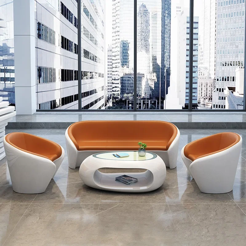 Fashionable lacquered office sofa coffee table combination reception area sofa special-shaped business area meeting sofa
Fashionable lacquered office sofa coffee table combination reception area sofa special-shaped business area meeting sofa