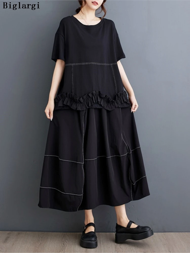 Oversized Summer 2 Two Piece Set Women Pleated Patchwork Fashion Ladies Blouses Ruffle Loose Elastic Waist Woman A-Line Skirts
Oversized Summer 2 Two Piece Set Women Pleated Patchwork Fashion Ladies Blouses Ruffle Loose Elastic Waist Woman A-Line Skirts